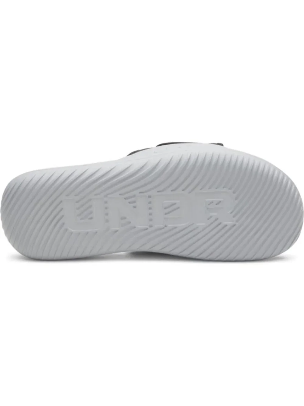 Men's Black Solid Ignite Pro Slide Comfort Soft Rubber Slip On Flat Sandal Shoes